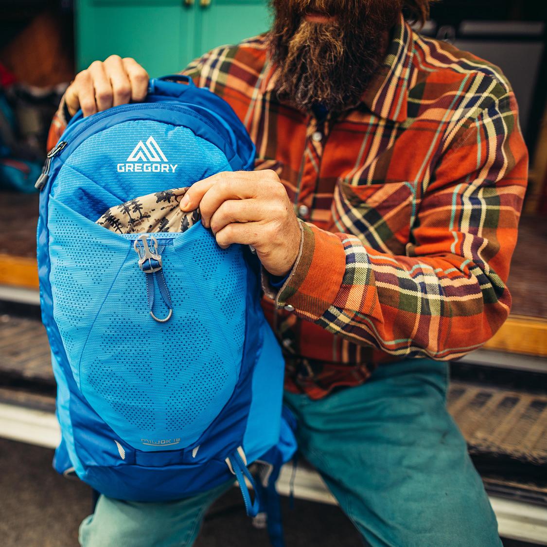 Gregory Miwok 12 Hiking Backpack Men Blue Ireland 6345JLBUA